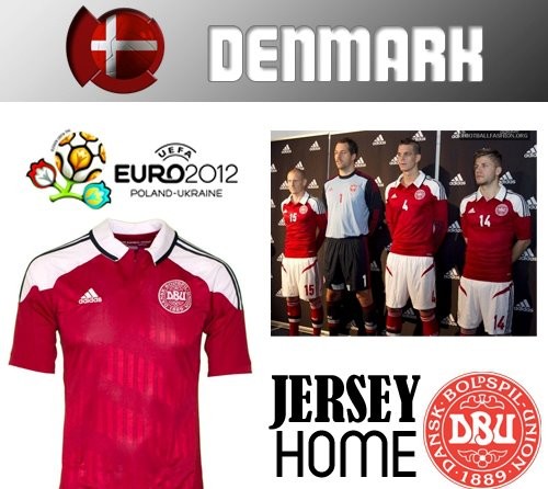 Áo thi đấu của ĐT Đan Mạch